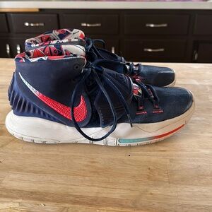 Nike Mens Kyrie 6 Athletic Shoes Size 10 BQ4630-402 Team USA